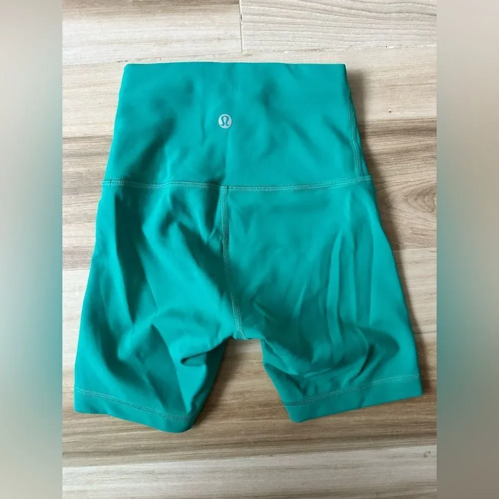 Lululemon Wunder Train Shorts High Rise Teal Lagoon Size 0